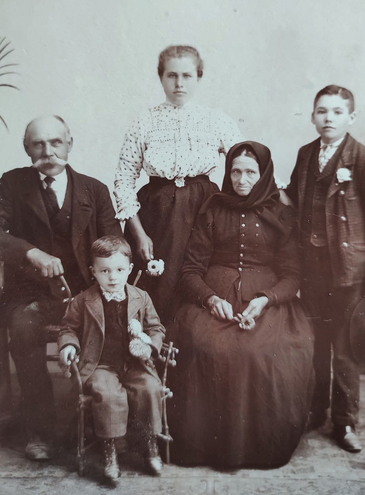 ​​Ein seltenes Familienfoto zeigt die Staber-Nahnl