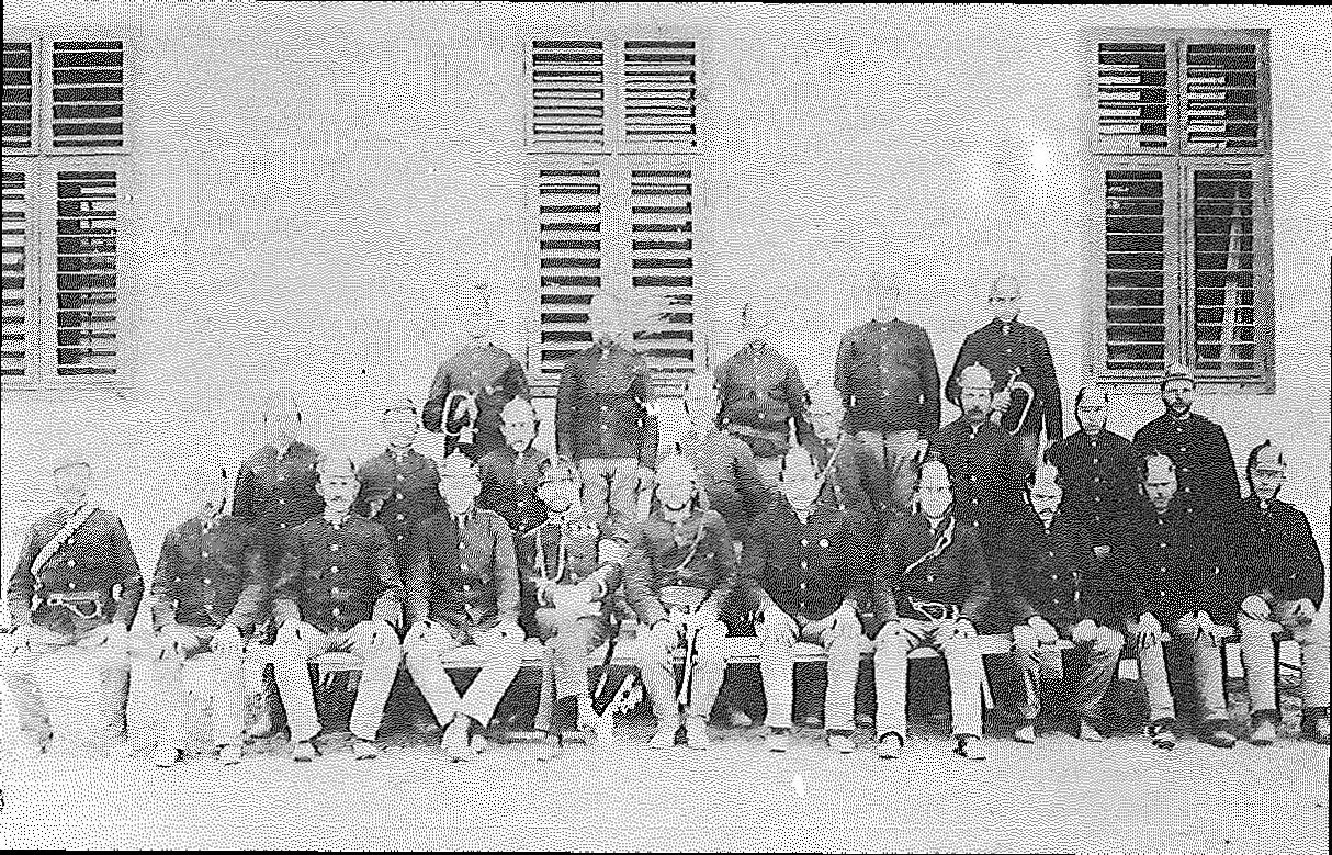 Mitglieder der Feuerwehr Riedlingsdorf im Jahr 1897